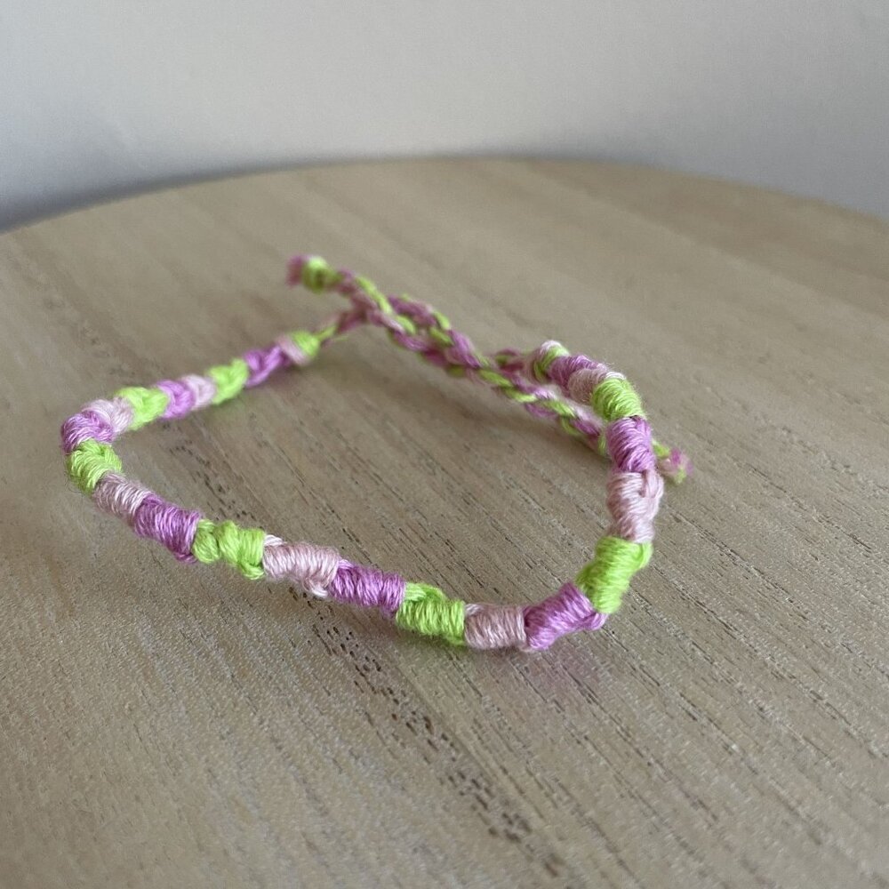 Katniss Bracelet, anklet, trendy, comfortable, tie, embroidery thread, woven, gi